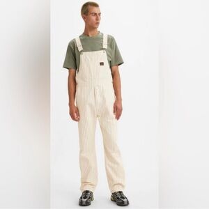 LEVIS - Overalls  Workwear Relaxed Loose-Fit Cotton Pinstripe NWT Men’s Size L